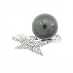 Mouboussan Nhẫn Ngọc Trai Đen 9.1mm - Hàng hiệu Chính hãng 837601