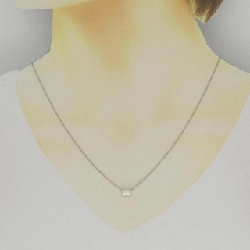 Dây chuyền kim cương PT900/PT850 0.346CT F SI2 hình trái tim - Hàng hiệu Chính hãng 873714