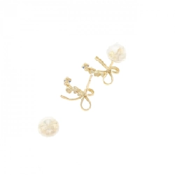 K18YG Ruy băng Sapphire Bông tai - Hàng hiệu Chính hãng 867899