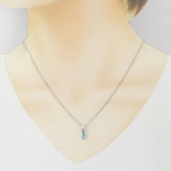 PT900/PT850 Blue Topaz Necklace - Hàng hiệu Authentic 859804