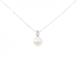 K18WG Chuỗi ngọc trai Akoya 8.2mm - Hàng hiệu Chính hãng