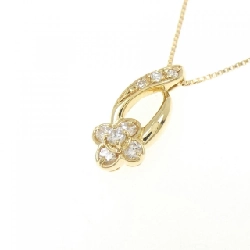 K18YG Hoa Kim Cương Dây Chuyền 0.15CT - Hàng hiệu Chính hãng 860281