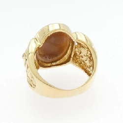 Nhẫn Shell Cameo K18YG - Hàng hiệu Authentic 854325