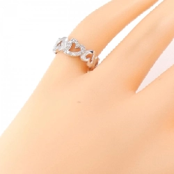 Nhẫn kim cương K14WG hình trái tim 669979