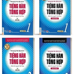 Combo 4 Cuốn Tiếng Hàn Tổng Hợp Sơ Cấp 1 và 2 Bản Màu - Học Kèm App Và Khóa Học Online