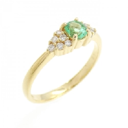Nhẫn Emerald K18YG 0.24CT