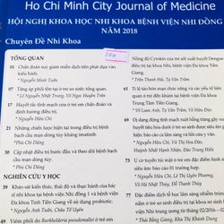 2 CUỐN Y HỌC thành Phố Hồ Chí Minh chuyên đề Nhi Khoa năm 2014 & 2018 447397