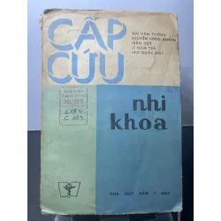 Cấp cứu nhi khoa 1984 mới 50% ố vàng rách bìa Chu Văn Tường, Nguyễn Công Khanh, Trần Quỵ, Lê Nam Trà và Cao Quốc Việt HPB2207 GIÁO TRÌNH, CHUYÊN MÔN Blogmeo21025