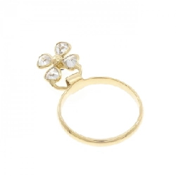 Nhẫn Sapphire 750YG Cỏ Ba Lá 670895