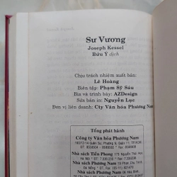 SƯ VƯƠNG (CHUYỆN KỂ VỀ MỘT EM BÉ SỐNG VỚI MUÔNG THÚ).
Tác giả: Joseph Keseel. Bửu Ý dịch 300699