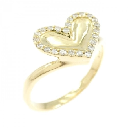 Nhẫn kim cương hình trái tim K18YG 0.15CT