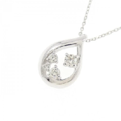 K18WG Dây chuyền kim cương - Hàng hiệu Authentic 861229