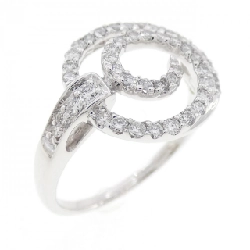 Nhẫn kim cương K18WG 0.52CT