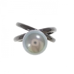 Nhẫn ngọc trai đen Mikimoto 10.1mm - Hàng hiệu Authentic 835716