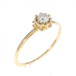 Nhẫn ngọc trai Akoya K18YG 3mm