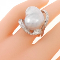 Nhẫn ngọc trai trắng PT900 668759