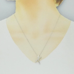 K18WG Dây chuyền kim cương 0.18CT - Hàng hiệu Chính hãng 858489