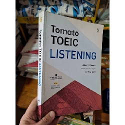 (TẶNG BOOKMARK) Tomato Toeic listening mới 90% bẩn nhẹ có kèm CD 2013 RBK0808 HỌC NGOẠI NGỮ