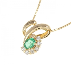 K18YG Emerald Necklace - Hàng hiệu Authentic 858596
