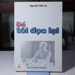 Để tôi đọc lại - Nguyễn Hiến Lê