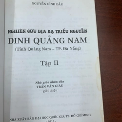 Nghiên cứu địa bạ triều Nguyễn dinh Quảng Nam (tỉnh Quảng Nam - Đà Nẵng) tập 1 + 2 299806