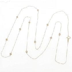 K18YG Dây chuyền kim cương 1.00CT - Hàng hiệu Chính hãng 848610