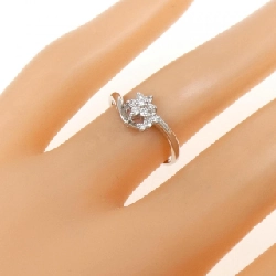 Nhẫn kim cương hoa PT900 0.12CT 671359