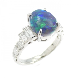 Nhẫn Opal Đen PT900 1.61CT - Hàng hiệu Chính hãng