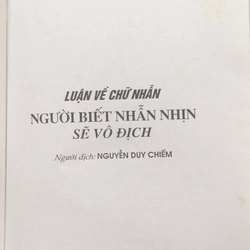 Luận về chữ Nhẫn – Người biết nhẫn nhịn sẽ vô địch 362824