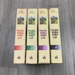 Thần điêu hiệp lữ - kim dung. Bộ 4 tập bìa cứng. 5b5 721177