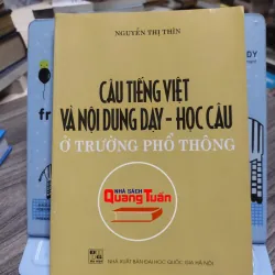 Sách: Câu Tiếng Việt và nội dung dạy - học câu ở trường Phổ Thông (A2)