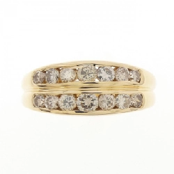 Nhẫn kim cương K18YG 0.61CT 668256