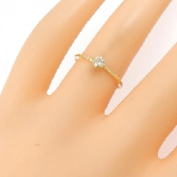 Nhẫn kim cương K18YG 667625