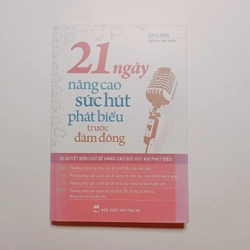 
21 Ngày Nâng Cao Sức Hút Phát Biểu Trước Đám Đông

 384029