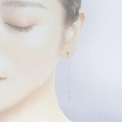 K18WG/K14WG Bông tai kim cương 0.72CT - Hàng hiệu Chính hãng 870120