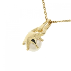 K18YG Ngọc trai Akoya Dây chuyền 5.2mm - Hàng hiệu Chính hãng 855891