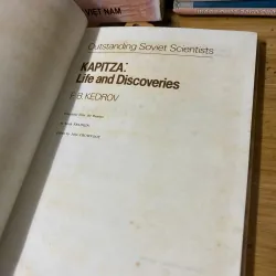 Sách cũ: Kapitza: Life and Discoveries - F. B. Kedrov 1020130