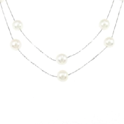 Tasaki Akoya Pearl Necklace - Hàng hiệu Authentic