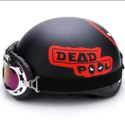 Mũ bảo hiểm nửa đầu deadpool