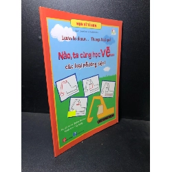 (TẶNG BOOKMARK) Nào, ta cùng học vẽ... Các loại phương tiện năm 2020 mới 90% RBK0212