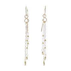 K18YG Bông tai - Hàng hiệu Authentic