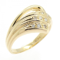 Nhẫn kim cương K18YG 0.05CT