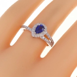 【Sản phẩm mới】Nhẫn Sapphire K18WG 0.56CT 673590