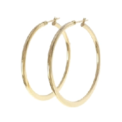 K18YG Khuyên tai - Hàng hiệu Chính hãng