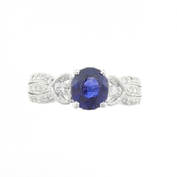 Nhẫn Sapphire 750WG hình trái tim 1.06CT 667208