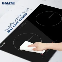 Bếp từ đôi Kalite KDI73 inverter 4400W, công nghệ Booster, mặt kính Kanger 574439