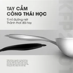 Chảo rán inox liền khối Kalite KFP2401 – Bắt từ 98%, vung kính chịu lực 593781