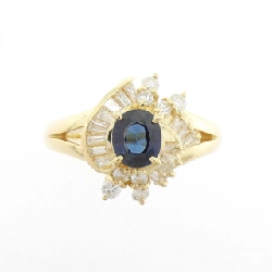 Nhẫn Sapphire K18YG 0.75CT - Hàng hiệu Chính hãng 854908