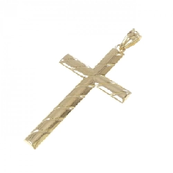 K18YG Mặt dây chuyền hình chữ thập - Hàng hiệu Chính hãng 864921