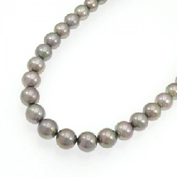 Mặt dây chuyền ngọc trai đen với khóa bạc 10-12mm - Hàng hiệu Authentic 856826